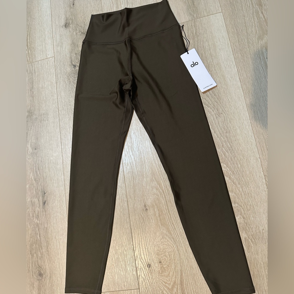 ALO Yoga Espresso/Navy/Steel Gray Tone High-Rise Leggings